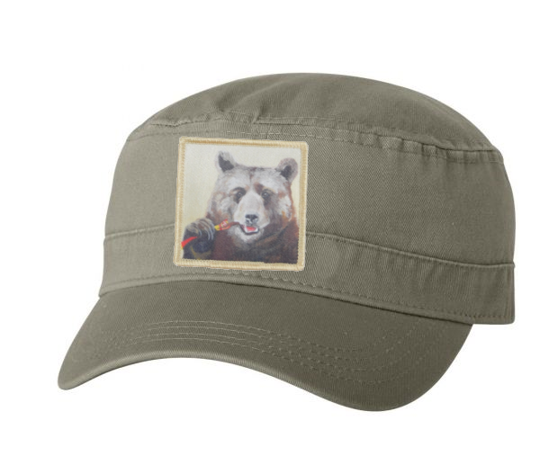 Olive Fidel Cap Hats FlynHats Slim Jimmy