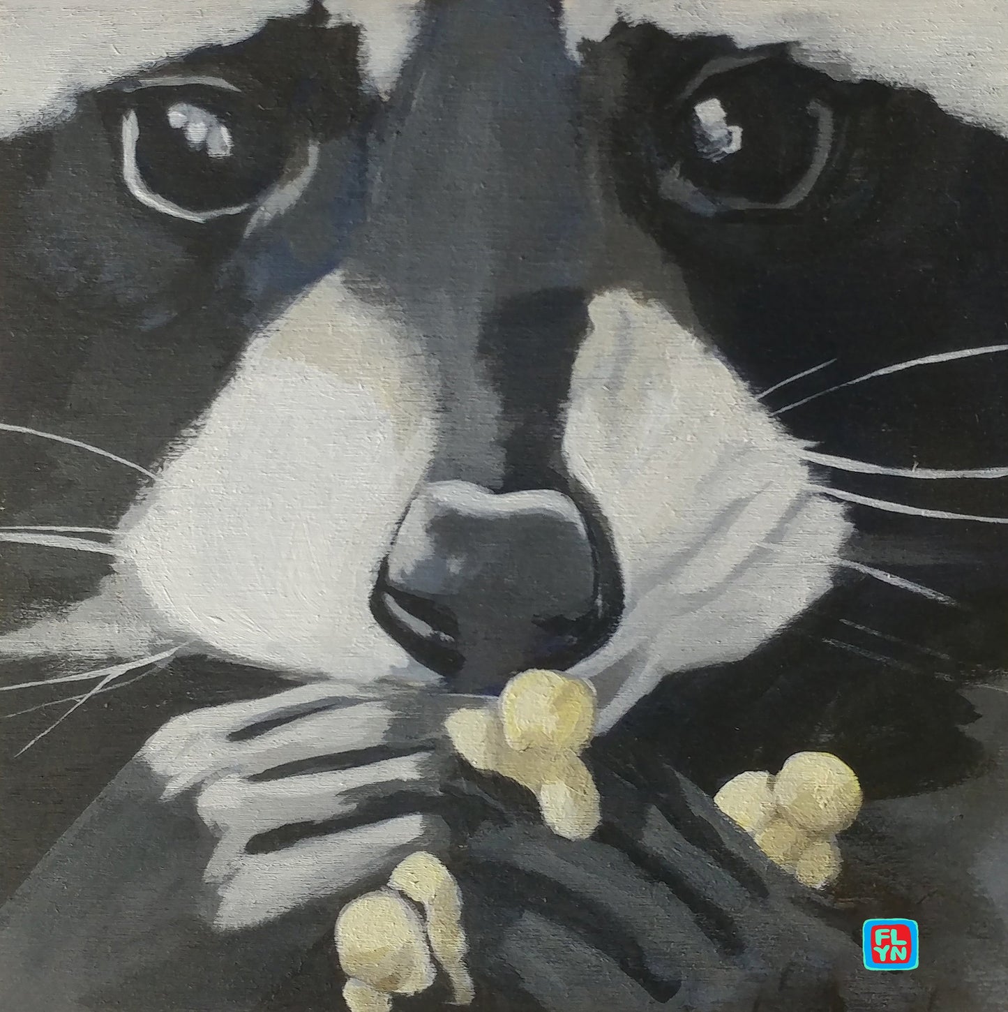 Raccoon Pop Print Prints Flyn_Costello_Art