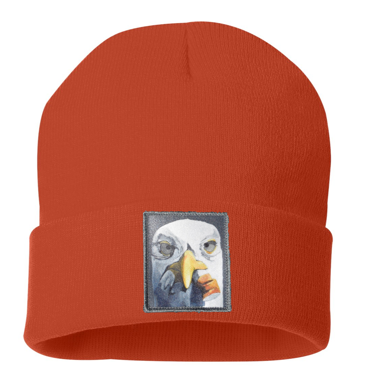 Seagull with Cig Beanie Hats Flyn Costello Burnt Orange