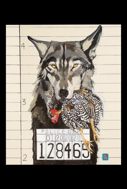 The Usual Suspects: Wolf Print Prints Flyn Costello