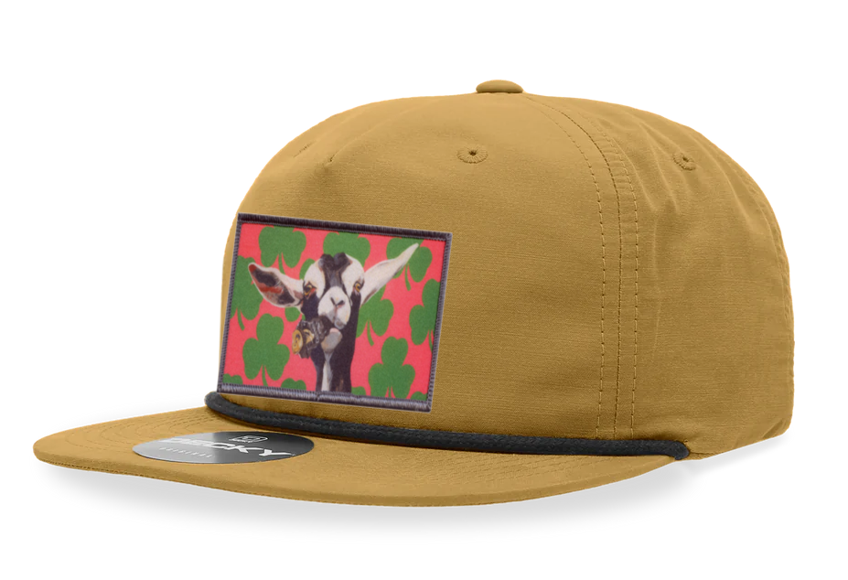 Biscuit/Black Rope Cap Hats FlynHats