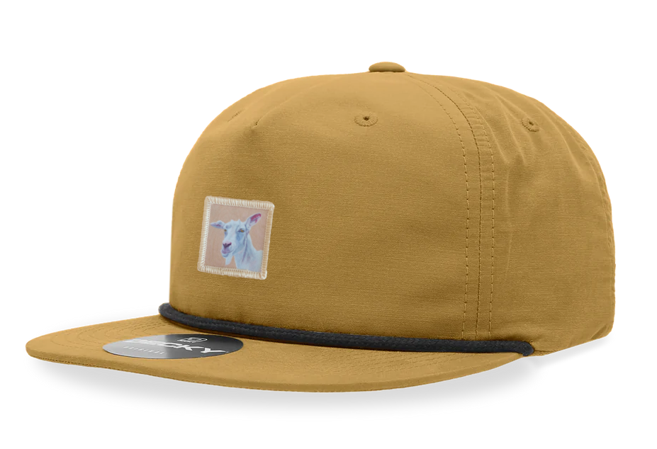Biscuit/Black Rope Cap Hats FlynHats Little Goat