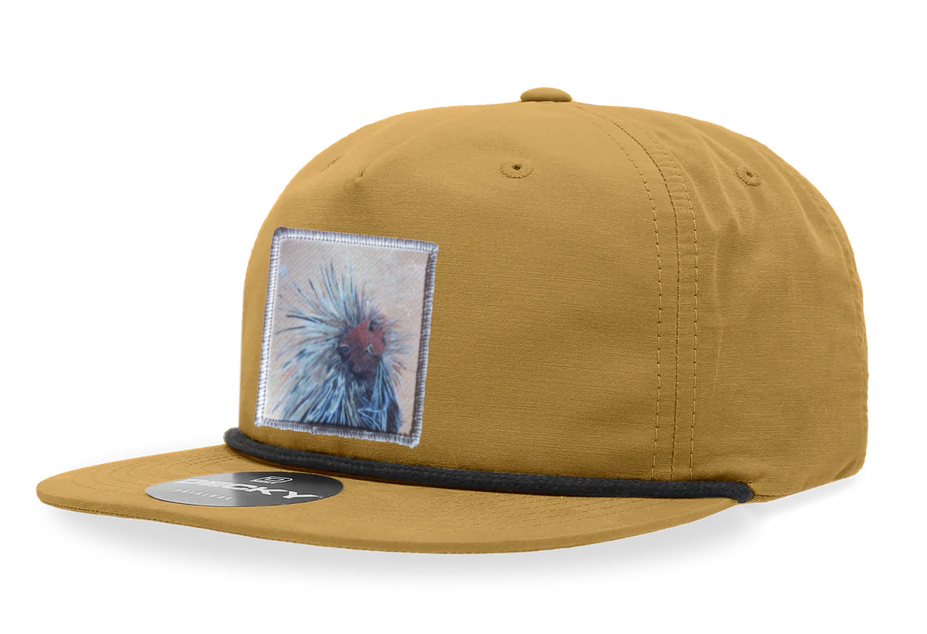Biscuit/Black Rope Cap Hats FlynHats Porcupine