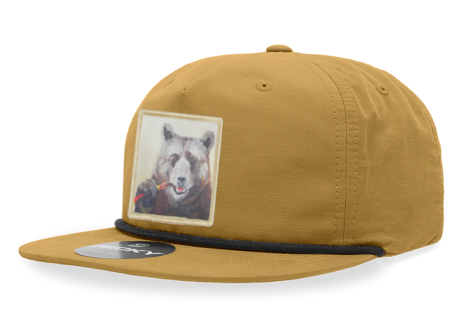 Biscuit/Black Rope Cap Hats FlynHats Slim Jimmy