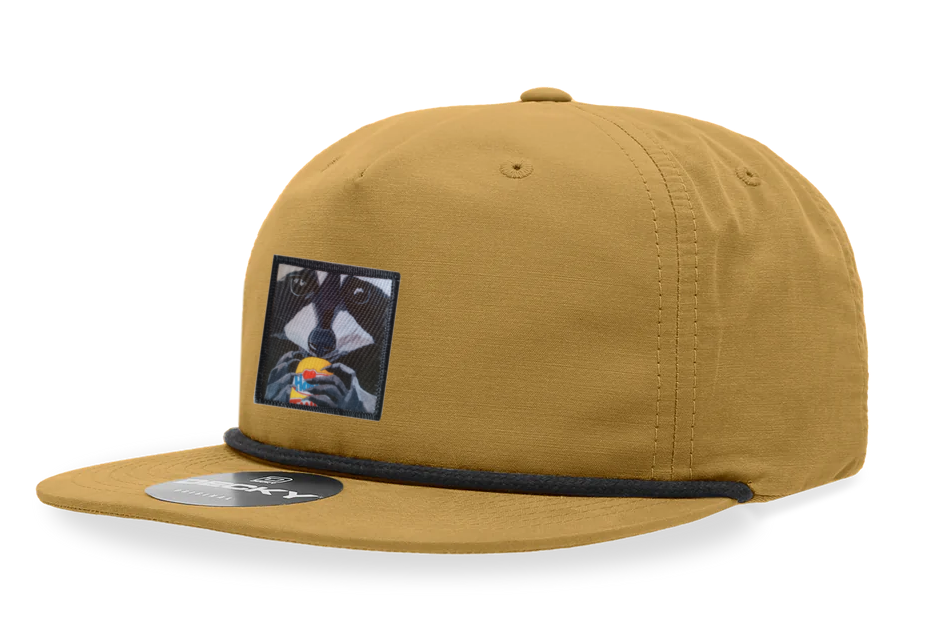 Biscuit/Black Rope Cap Hats FlynHats The Snack Kid
