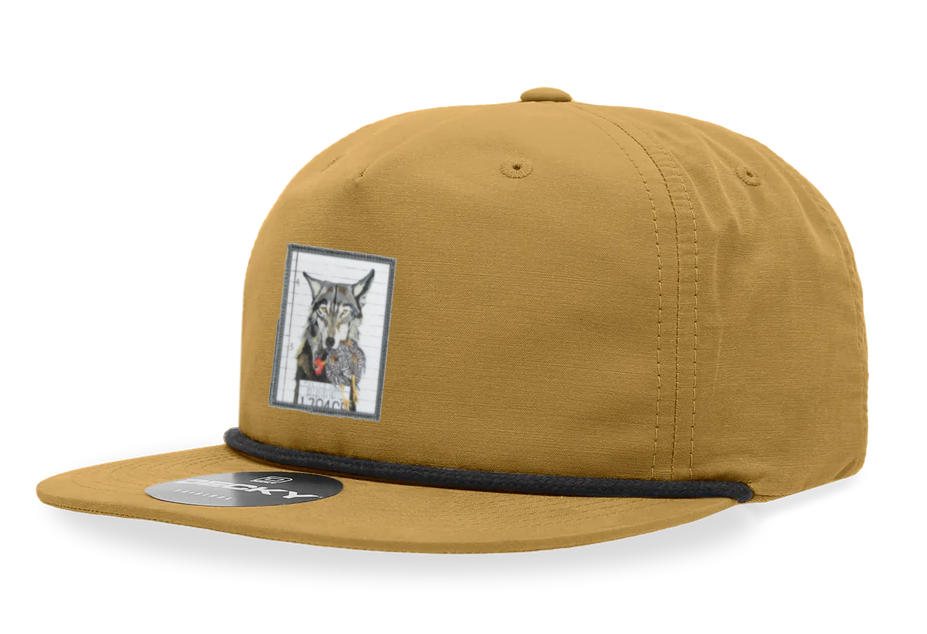 Biscuit/Black Rope Cap Hats FlynHats The Usual Suspects: Wolf