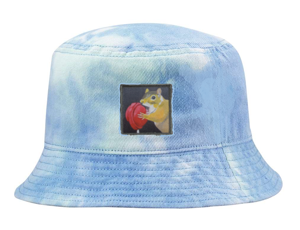 Tie Dyed Bucket- Blue Hats Flyn Costello Lolly