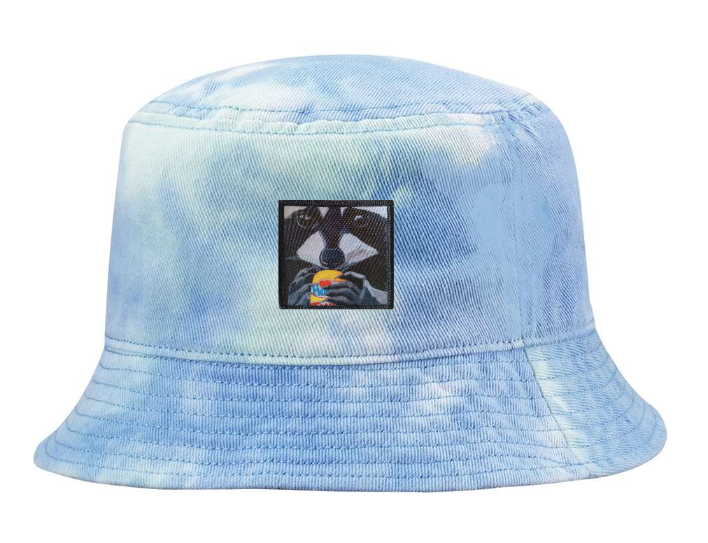 Tie Dyed Bucket- Blue Hats Flyn Costello The Snack Kid