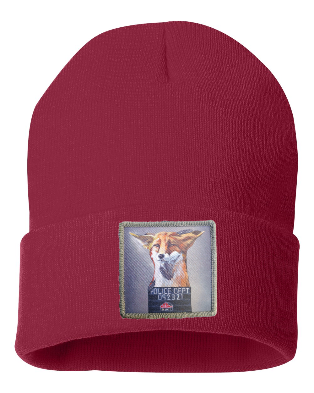 Fox Beanie Hats Flyn Costello Cardinal Red