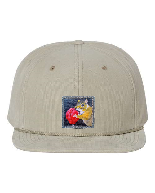 Tan Corduroy Flat Bill Trucker Hats Flyn Costello Lolly