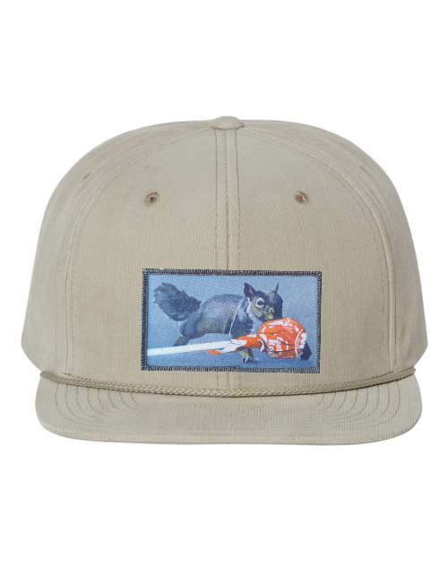Tan Corduroy Flat Bill Trucker Hats Flyn Costello Secret Stash