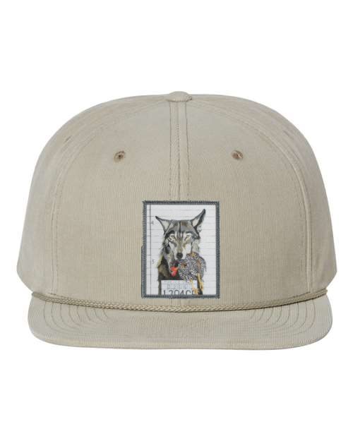 Tan Corduroy Flat Bill Trucker Hats Flyn Costello The Usual Suspects: Wolf  