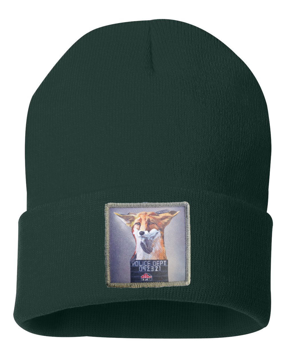 Fox Beanie Hats Flyn Costello Forest Green
