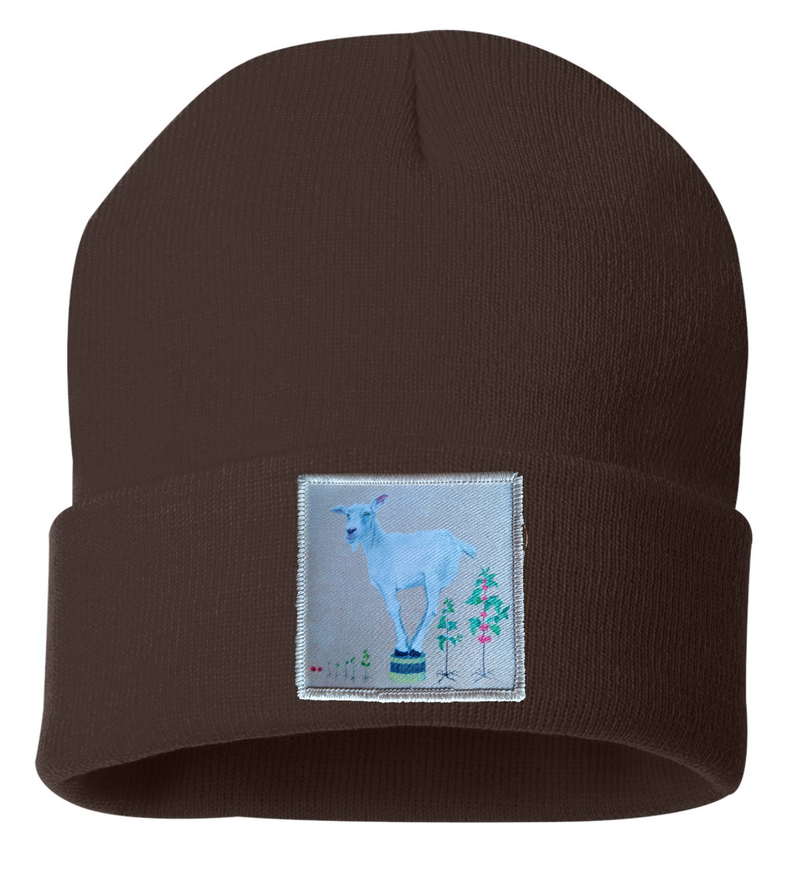 The Discoverer Goat Beanie Hats Flyn Costello Brown