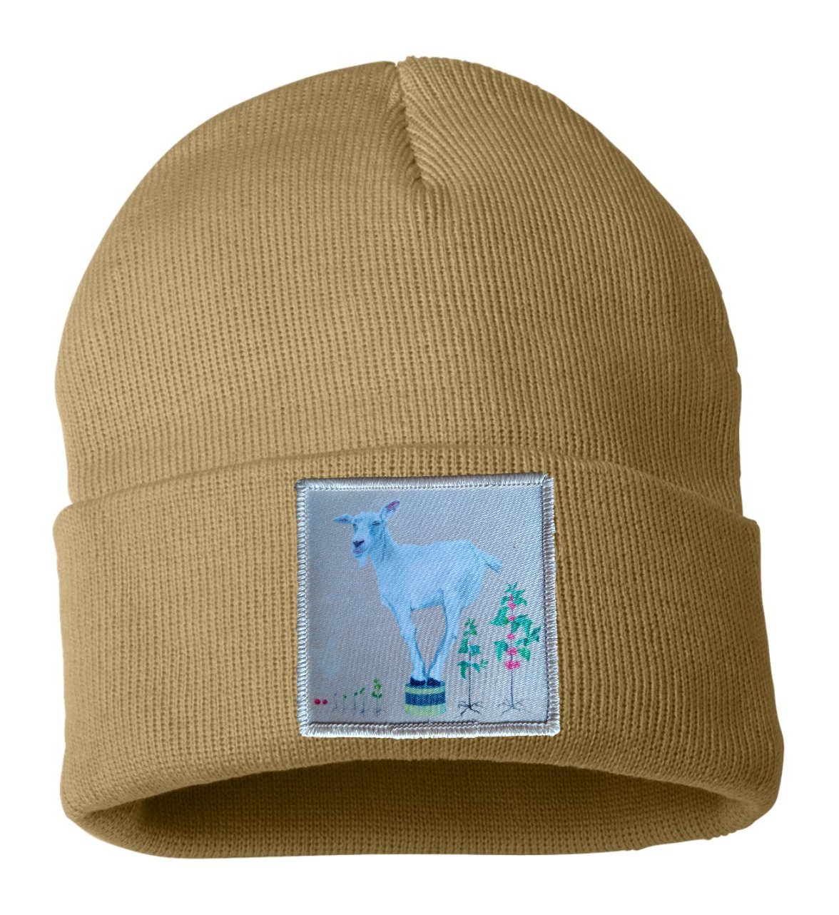 The Discoverer Goat Beanie Hats Flyn Costello Camel