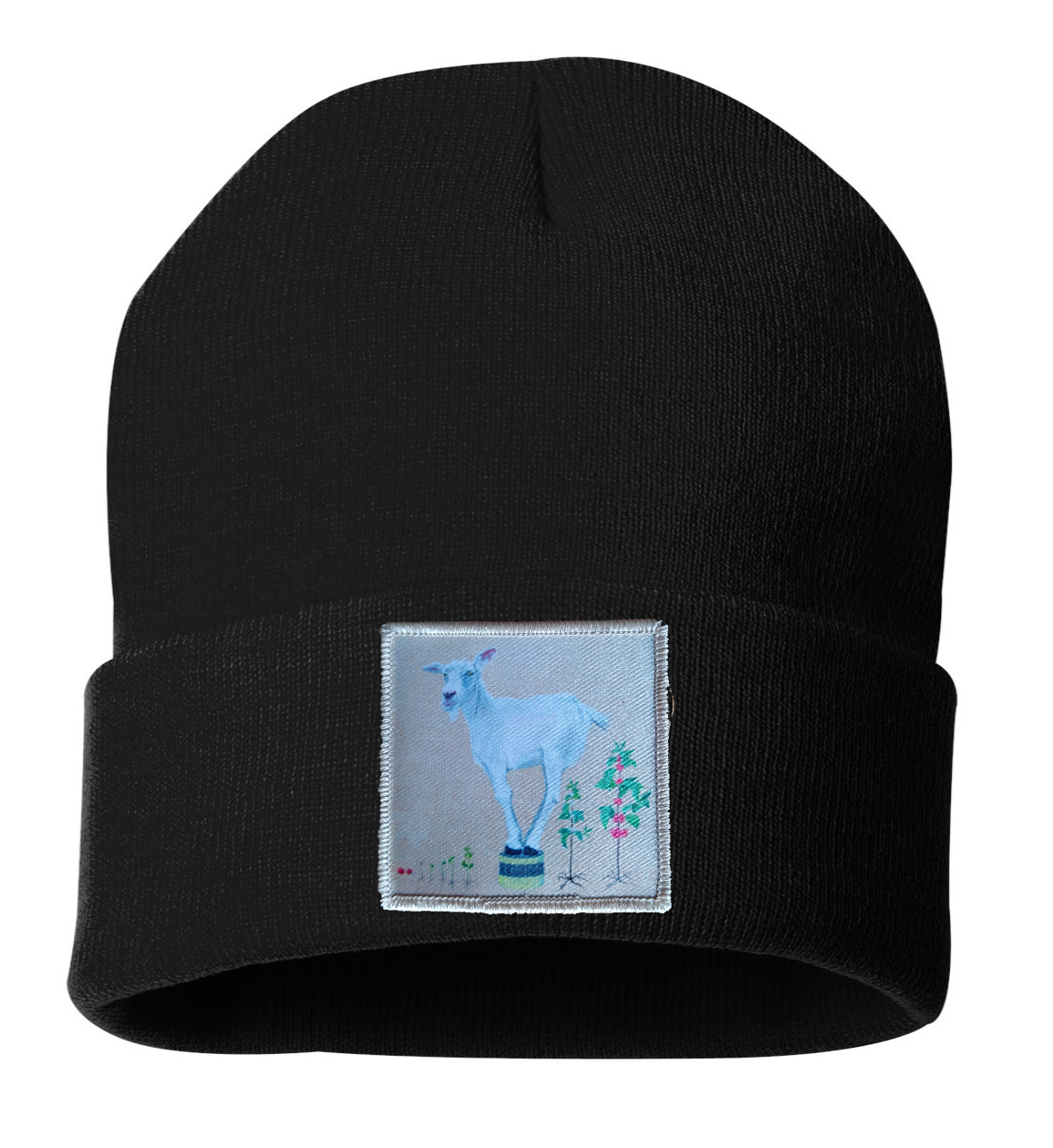 The Discoverer Goat Beanie Hats Flyn Costello Black