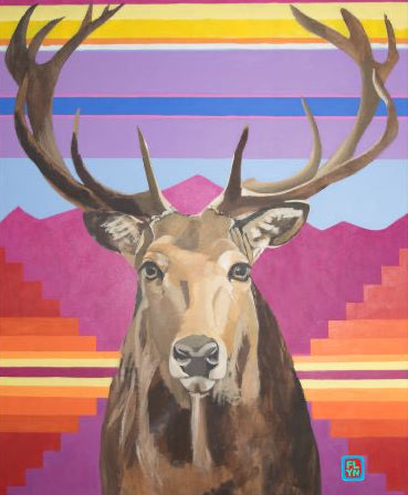 Elk Print Prints Flyn_Costello_Art
