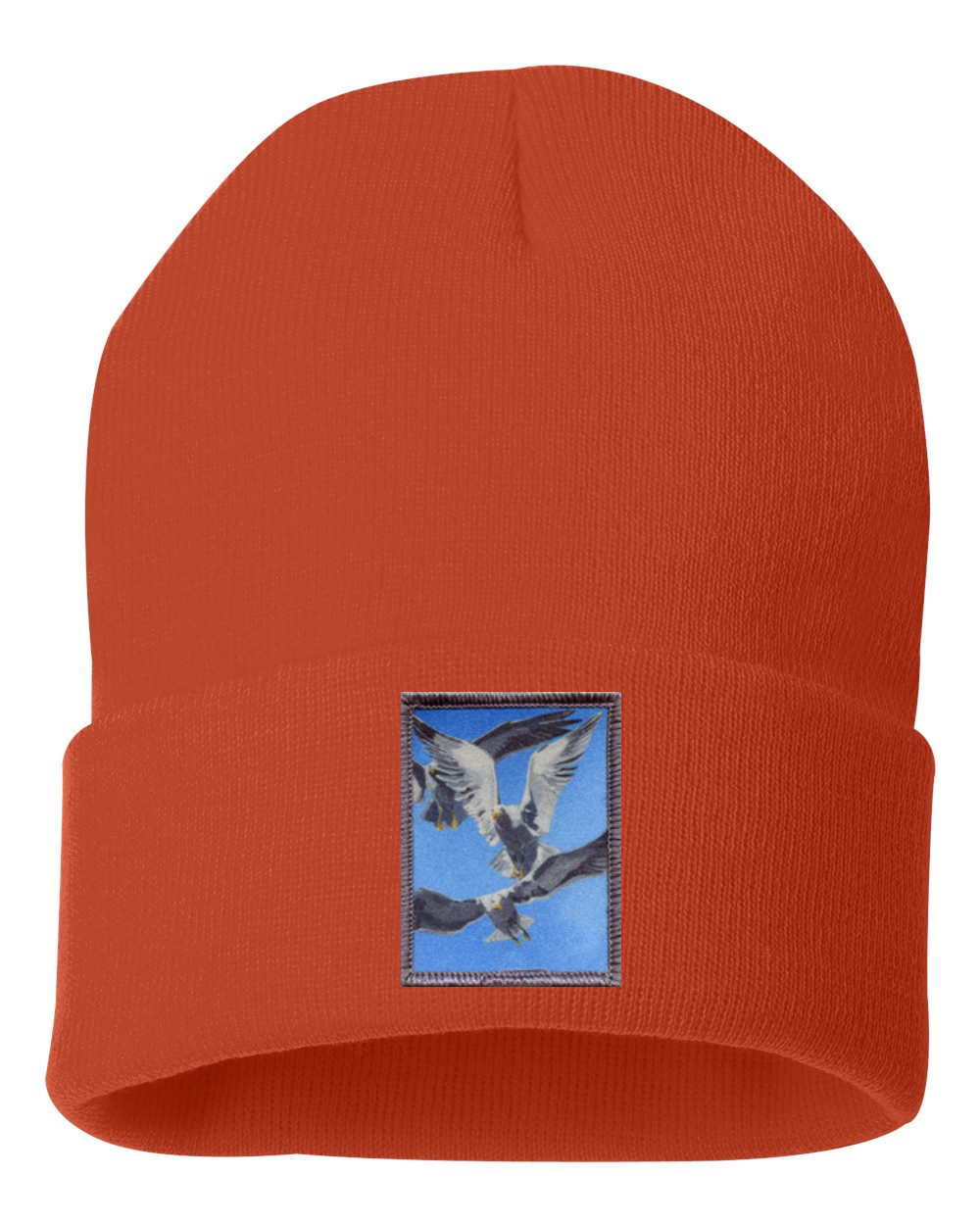 Flock Of Seagulls Beanie Hats FlynHats Burnt Orange
