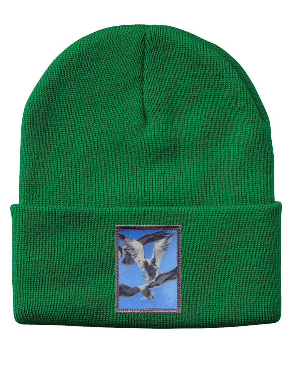 Flock Of Seagulls Beanie Hats FlynHats Kelley Green