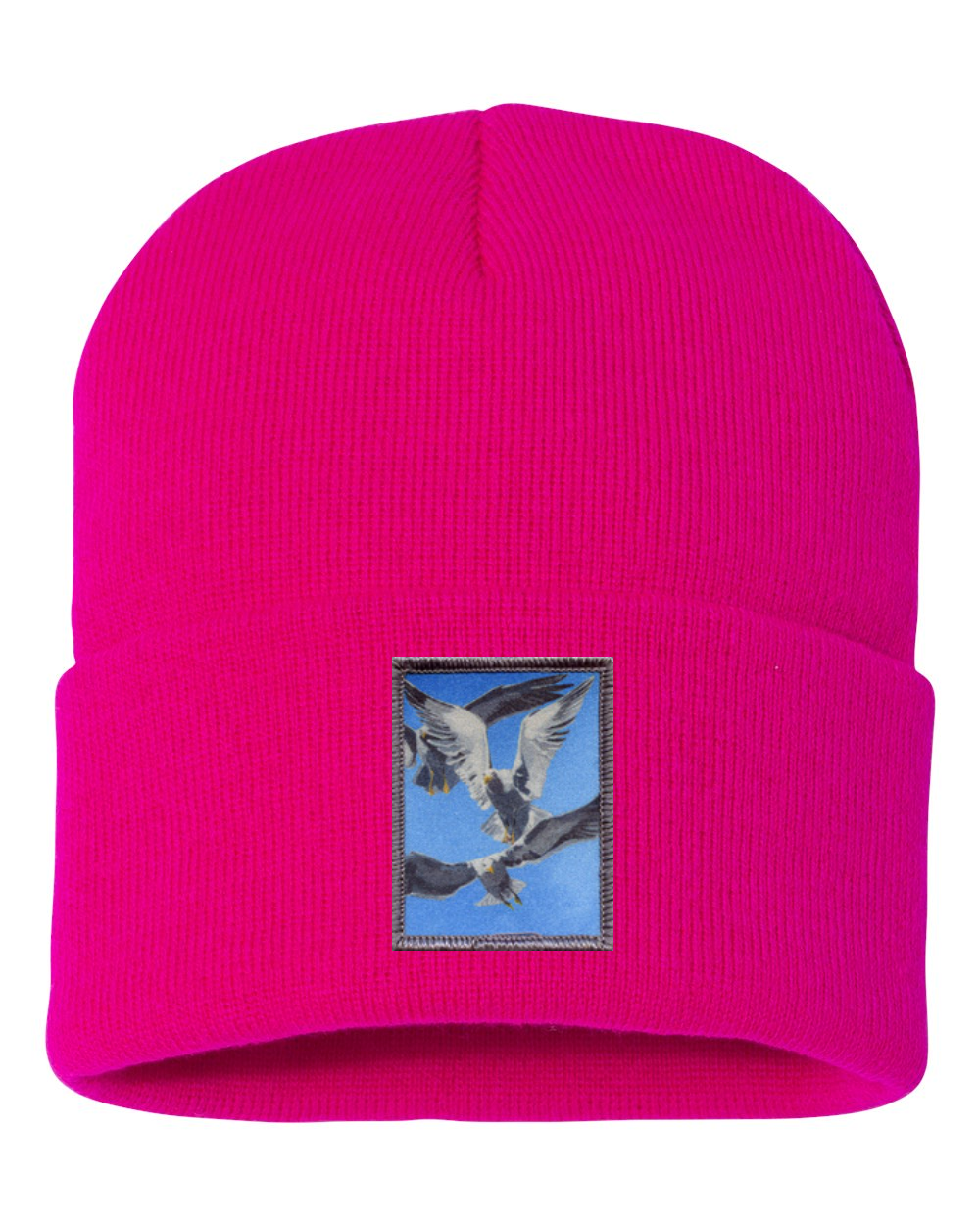 Flock Of Seagulls Beanie Hats FlynHats Neon Fuchsia