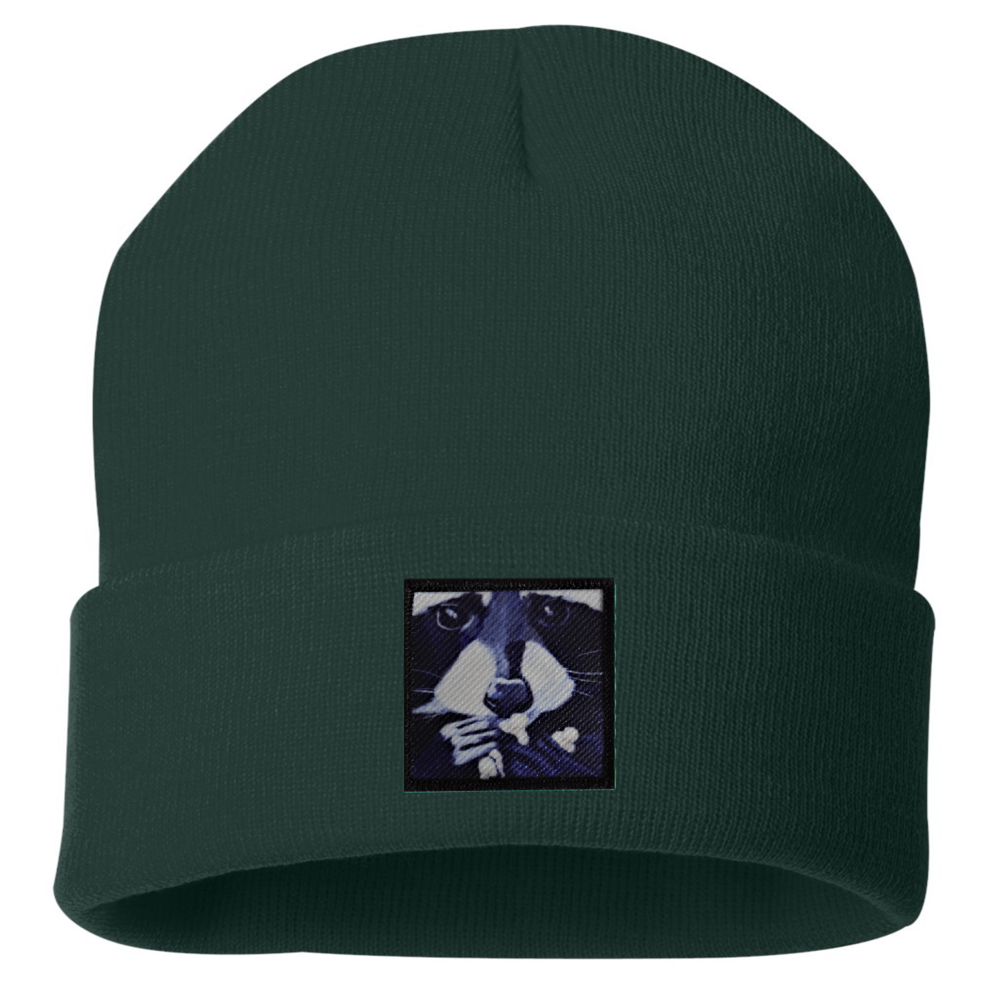 Raccoon Pop Beanie Hats Flyn Costello Forest