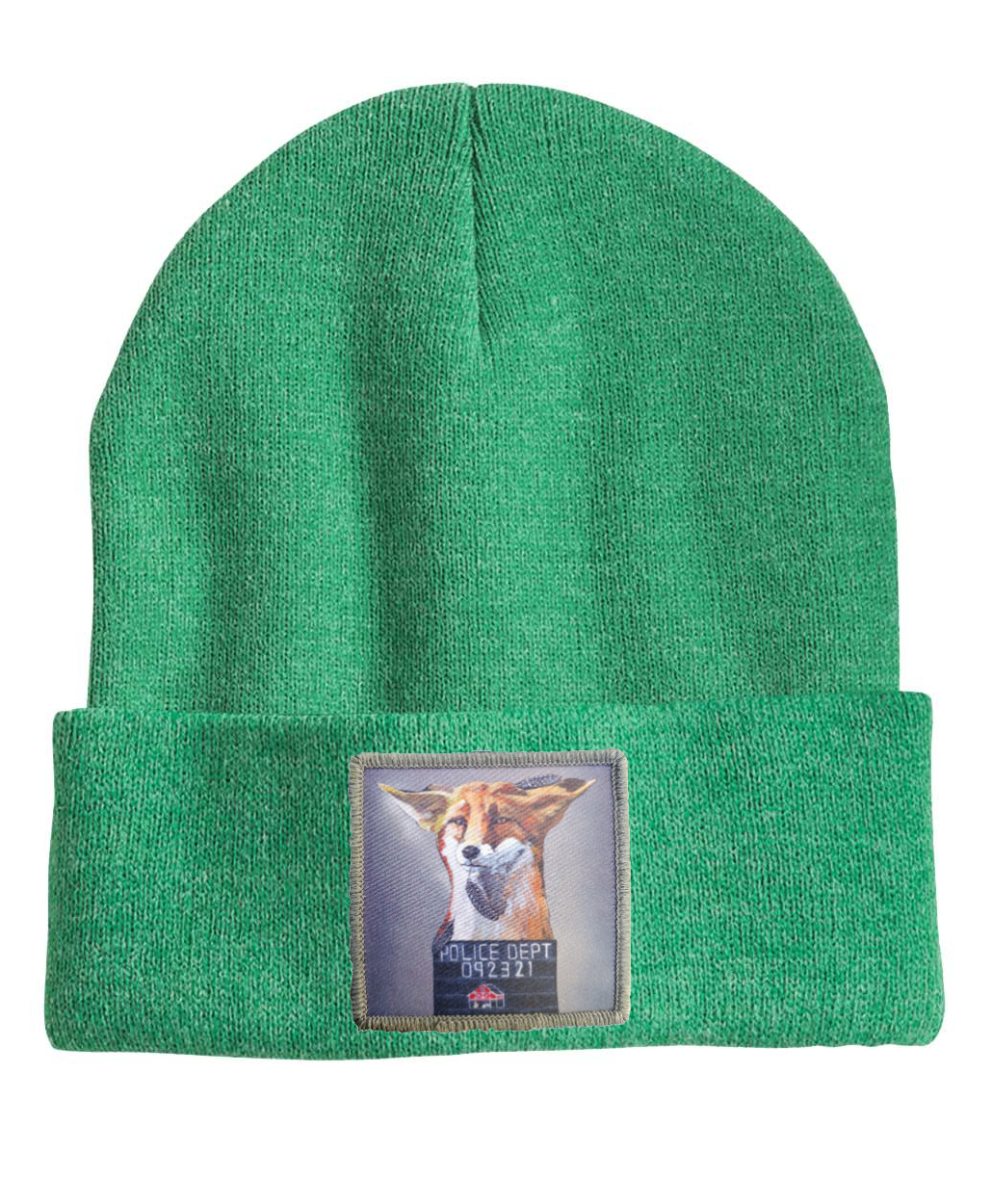 Fox Beanie Hats Flyn Costello Heather Green