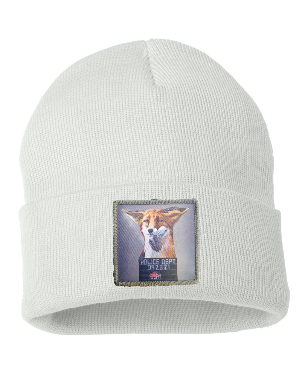Fox Beanie Hats Flyn Costello White