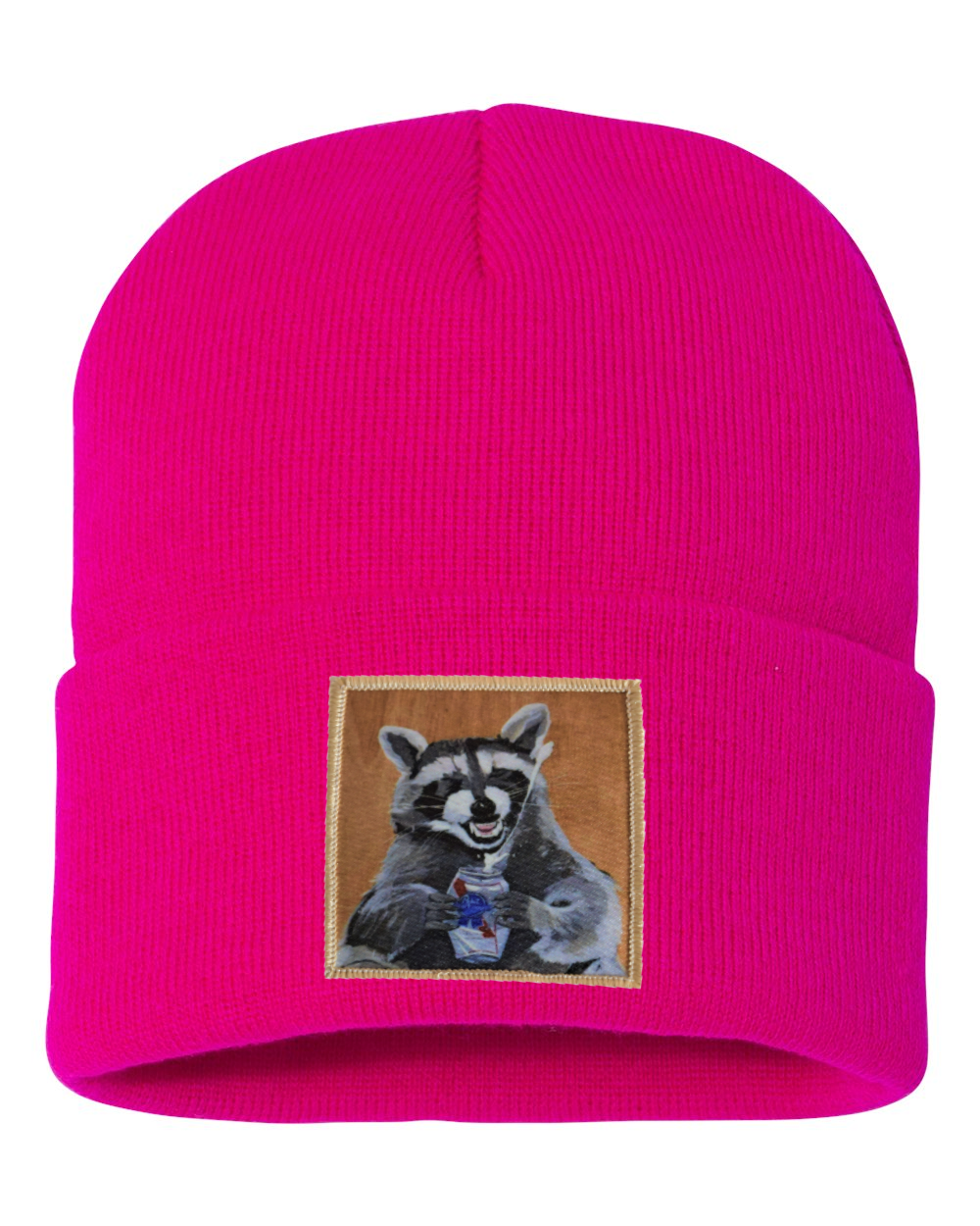 Beer Bandit Raccoon Beanie Hats Flyn Costello   