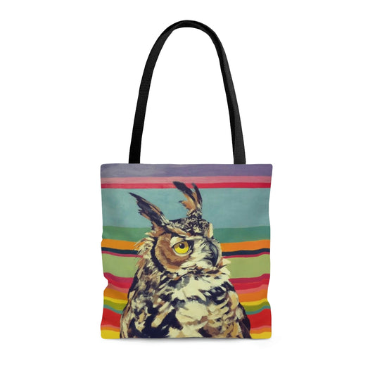 Rainbow Gaia Owl Tote Bag tote bag Flyn Costello