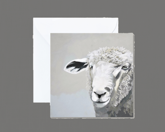 Grey Sheep Mini Print / Card postcards Flyn Costello