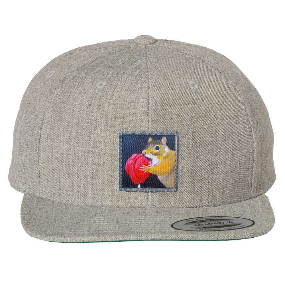 Heather Grey Snapback Hats Flyn Costello Lolly