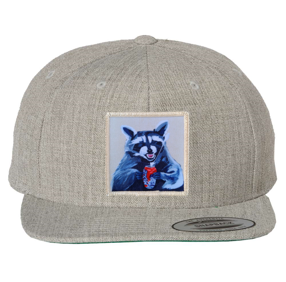 Heather Grey Snapback Hats Flyn Costello Camp Crasher  