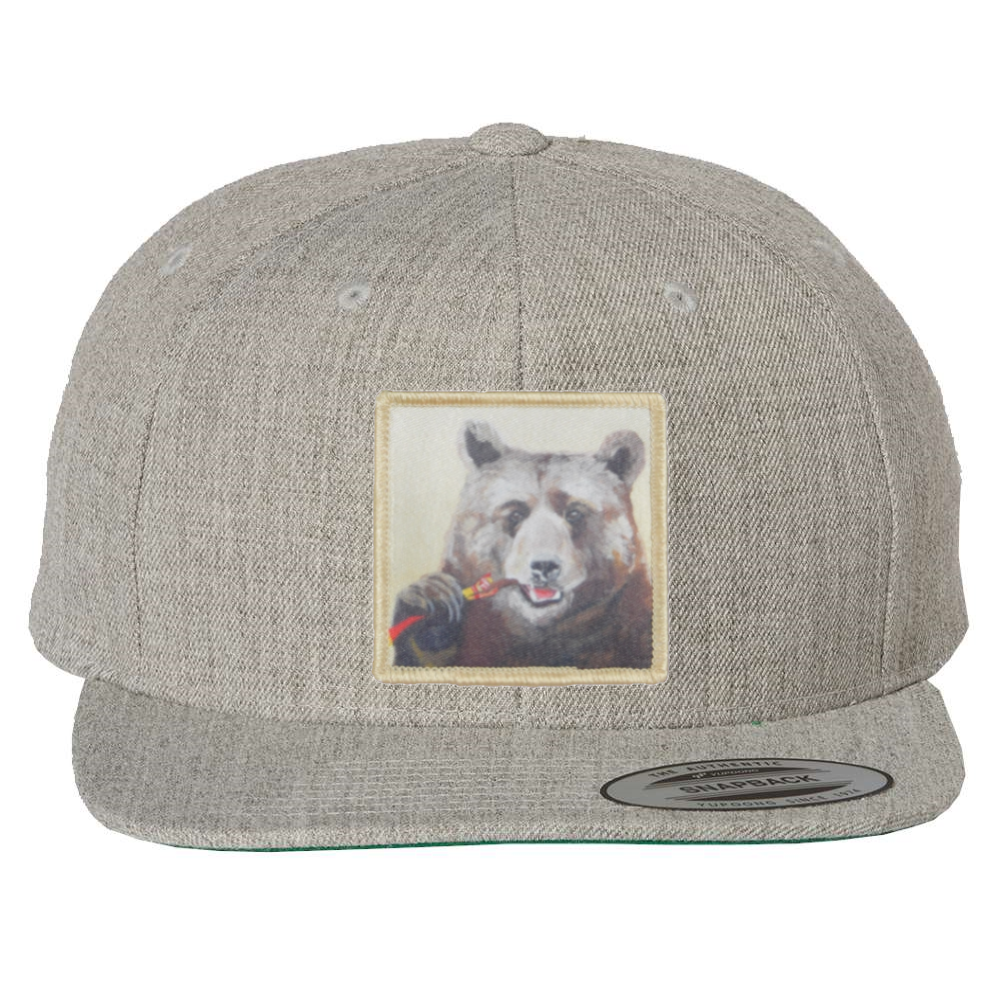 Heather Grey Snapback Hats Flyn Costello Slim Jimmy  