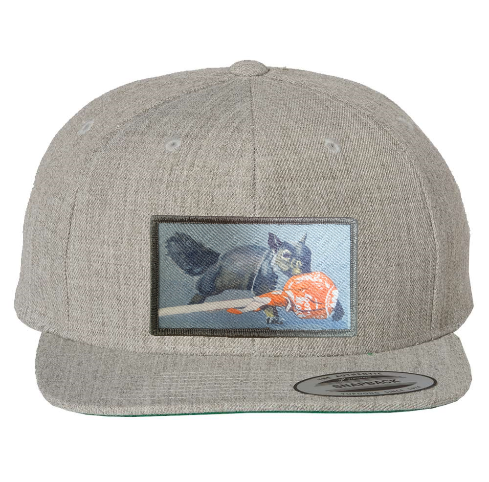 Heather Grey Snapback Hats Flyn Costello Secret Stash