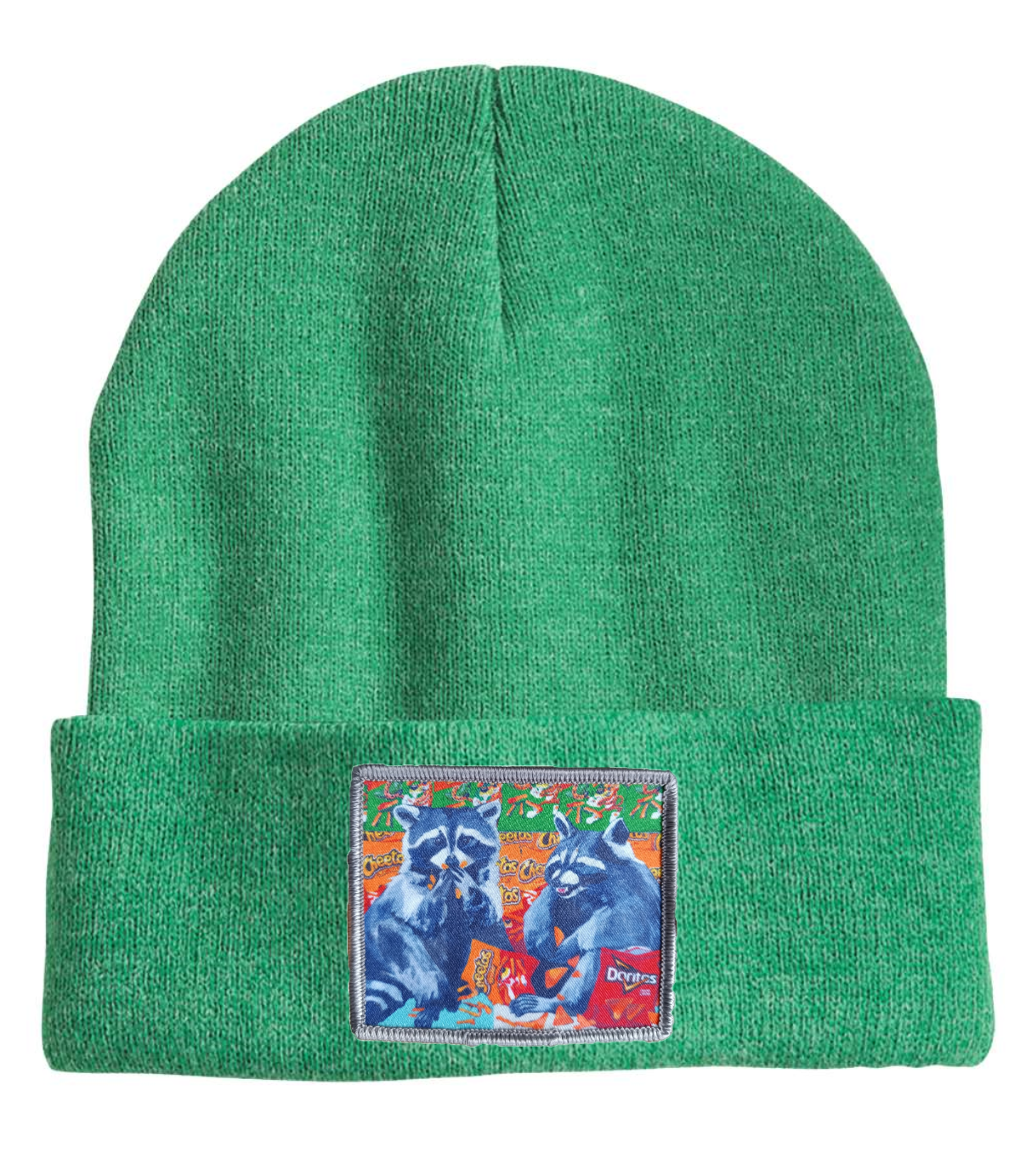 Junk Food Bandits Raccoon Beanie Hats Flyn_Costello_Art