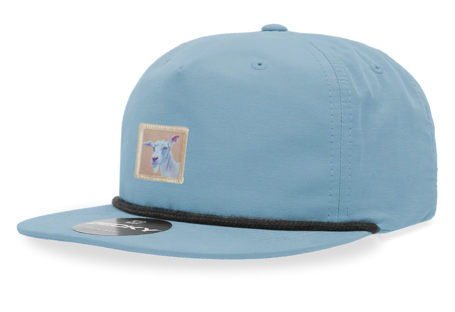 Sky/Black Rope Cap Hats FlynHats Little Goat