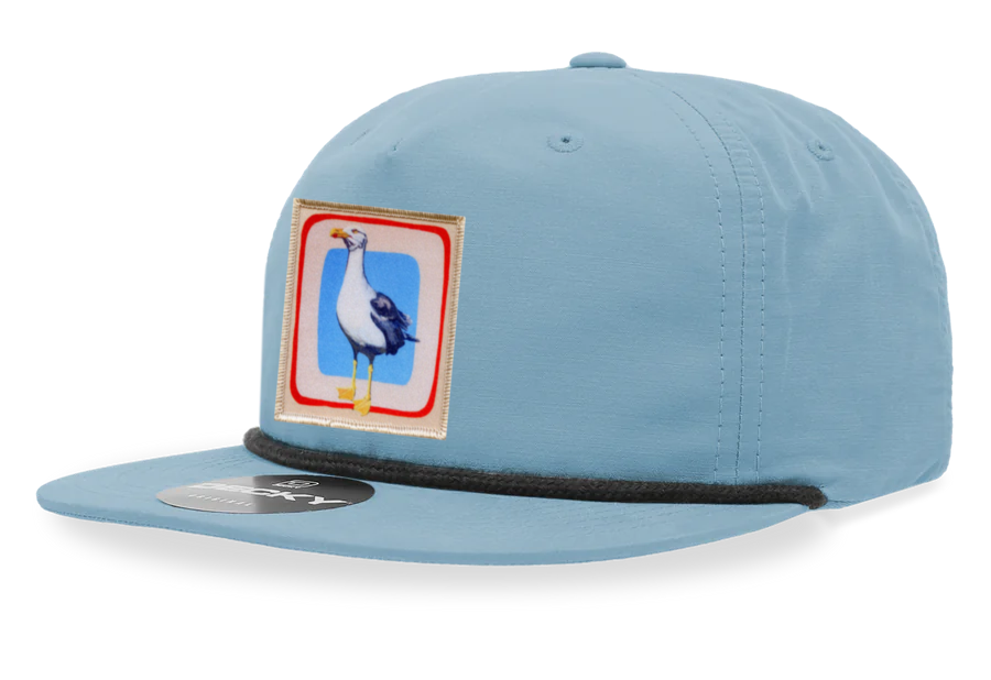 Sky/Black Rope Cap Hats FlynHats Seagull