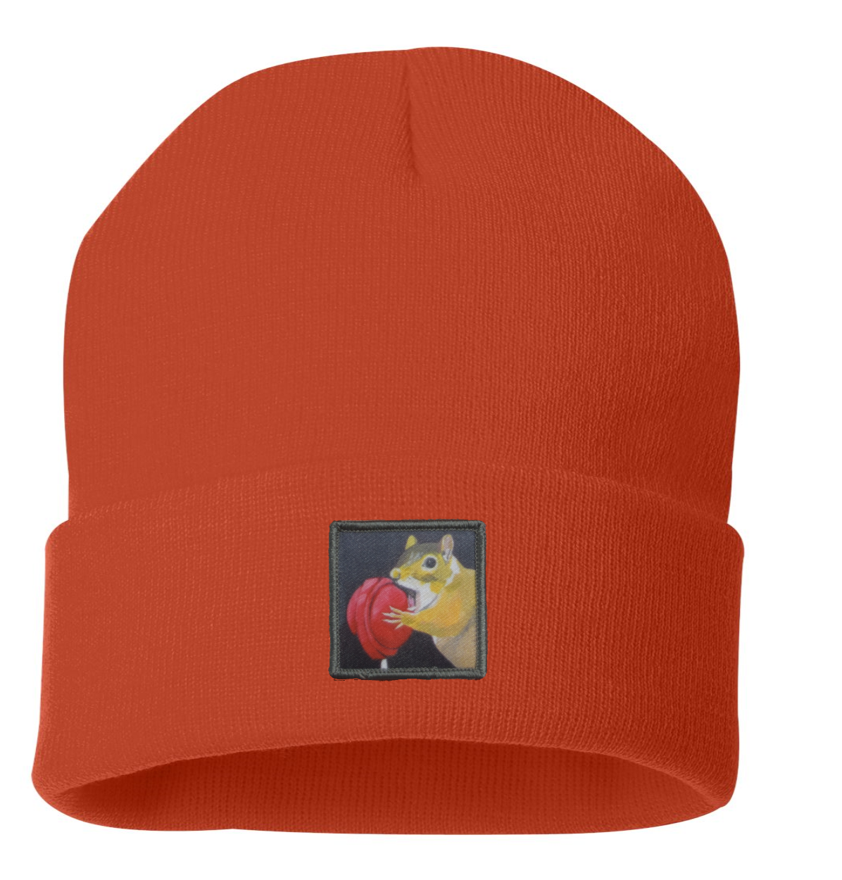 Lolly Squirrel Beanie Hats Flyn Costello Burnt Orange