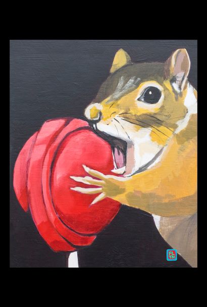 Lolly Squirrel Print  Flyn Costello