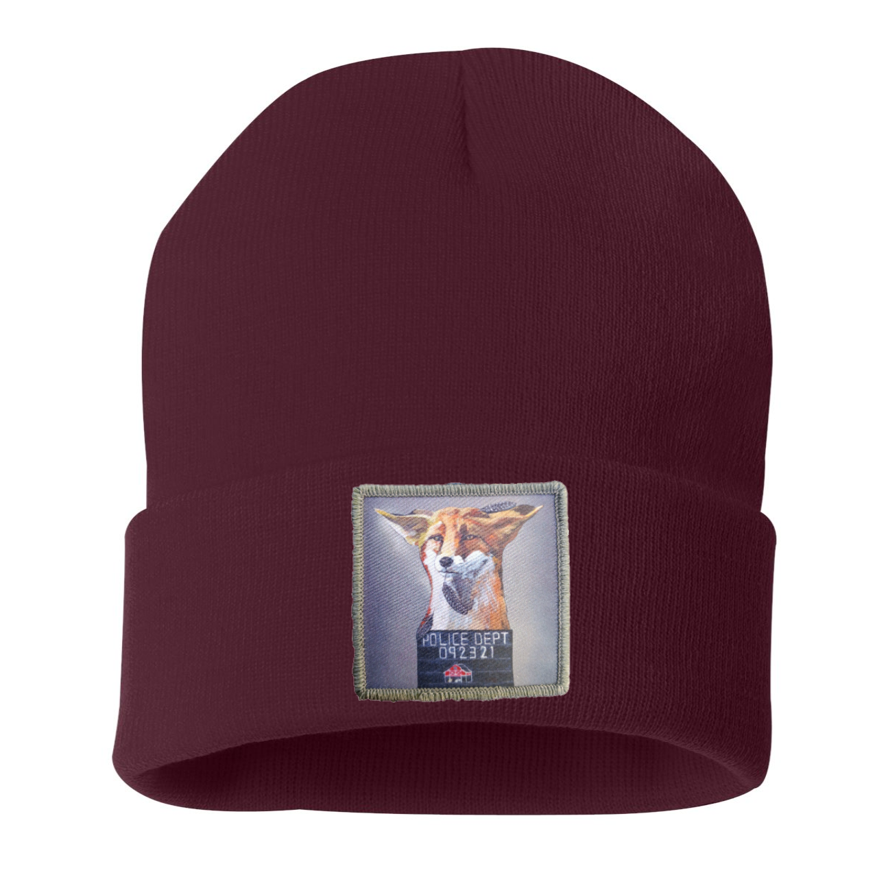 Fox Beanie Hats Flyn Costello Maroon