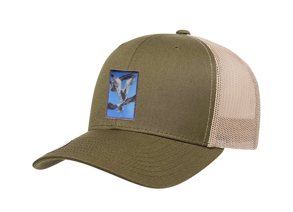 Moss-Khaki Trucker Hats Flyn Costello Flock Of Seagulls