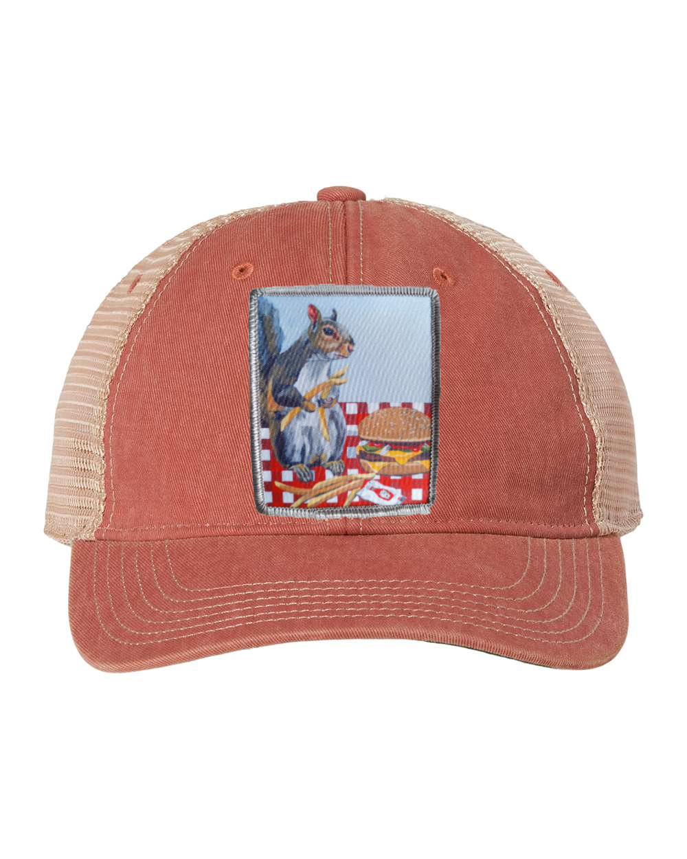 Nantucket Red Unstructured Hats Flyn Costello Squirrel Burger