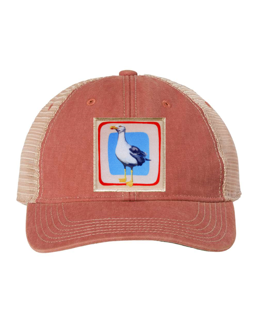 Nantucket Red Unstructured Hats Flyn Costello Seagull