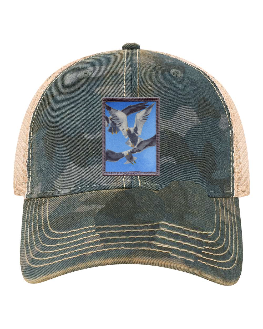 Navy Camo Unstructured Hats Flyn Costello Flock Of Seagulls