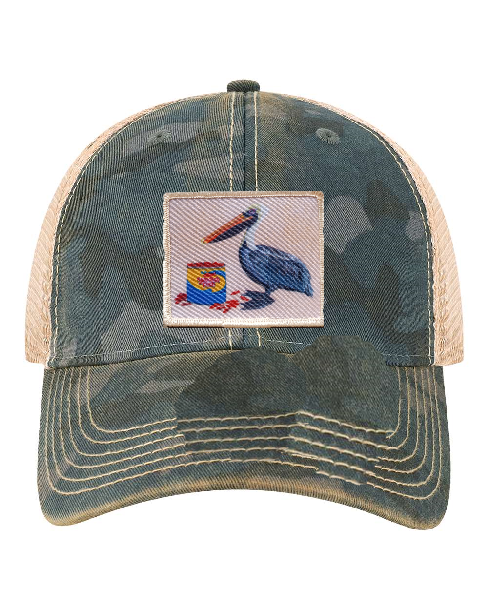 Navy Camo Unstructured Hats Flyn Costello Gone Fishin'
