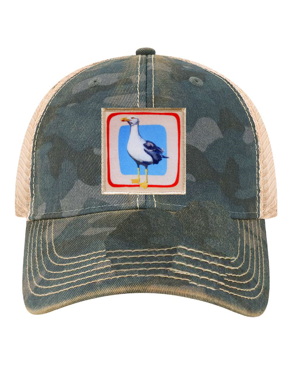 Navy Camo Unstructured Hats Flyn Costello Seagull