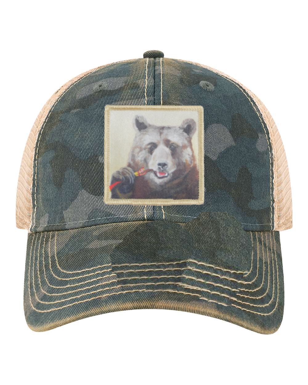 Navy Camo Unstructured Hats Flyn Costello Slim Jimmy