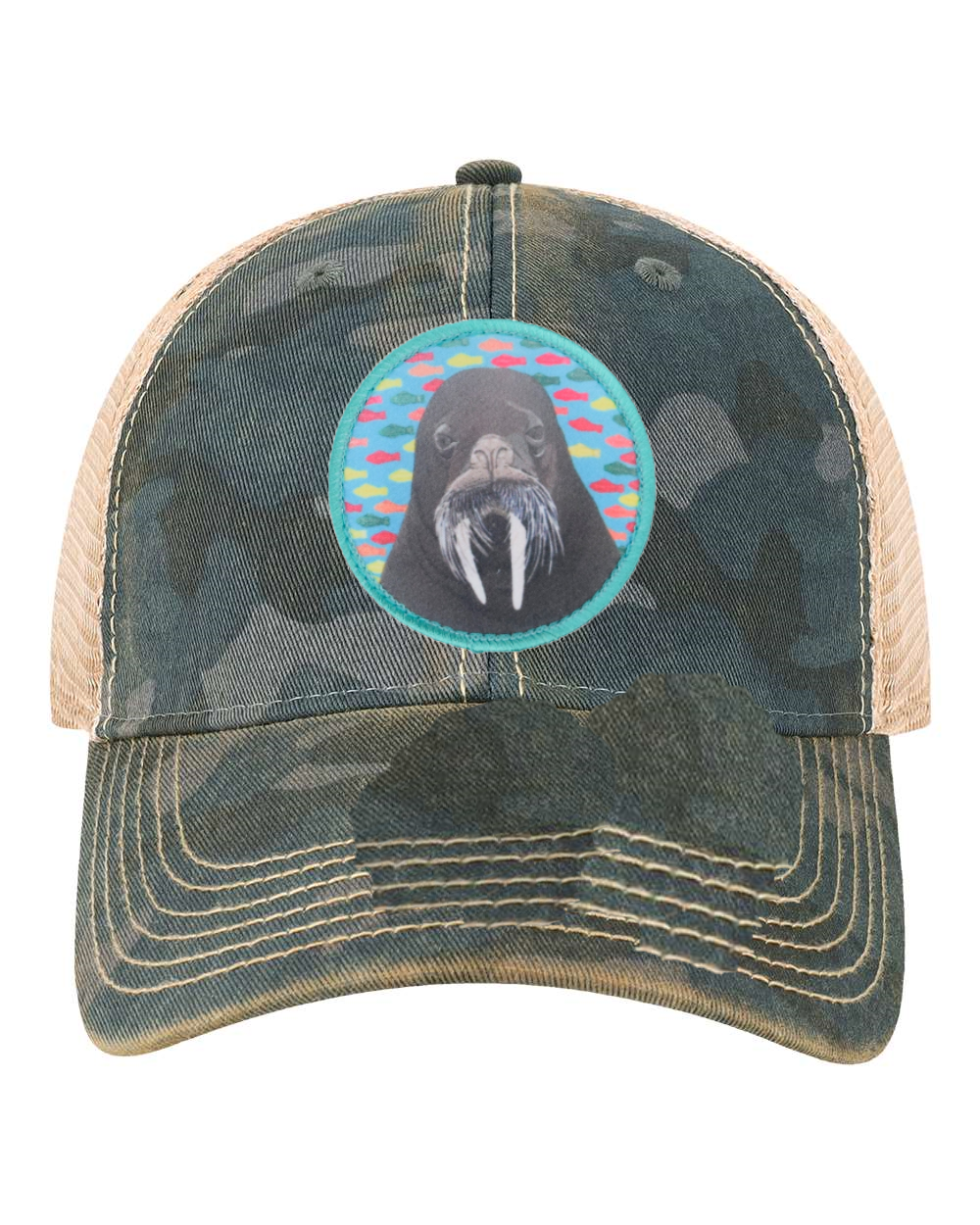 Navy Camo Unstructured Hats Flyn Costello Walrus