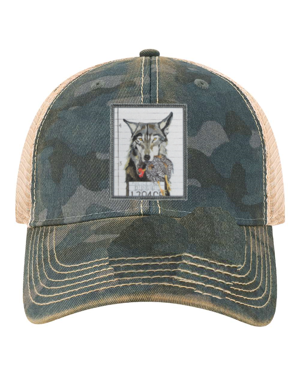 Navy Camo Unstructured Hats Flyn Costello Wolf