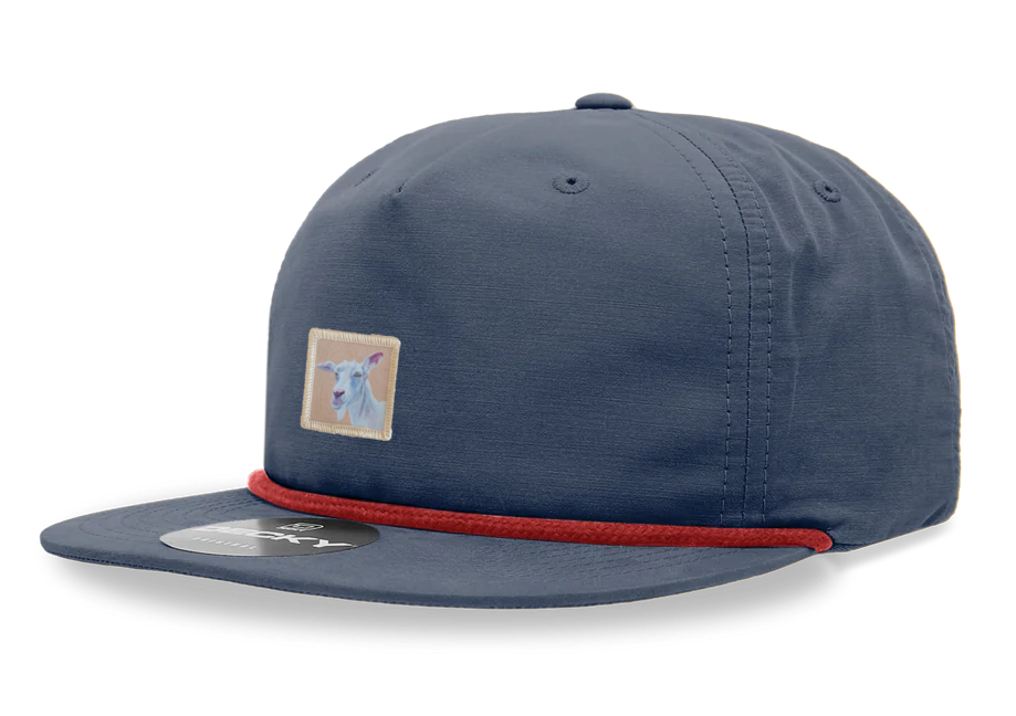 Navy/ Red Rope Cap Hats FlynHats Little Goat